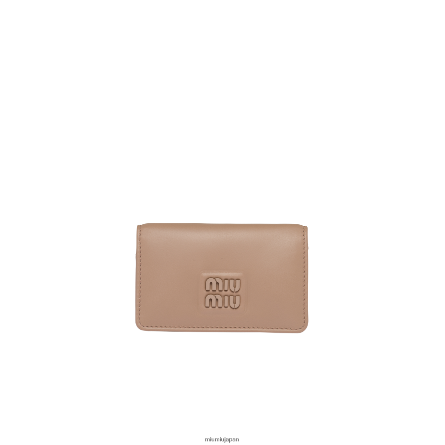 レザーカードホルダー Miu Miu カメオ コレクション D2466R1031