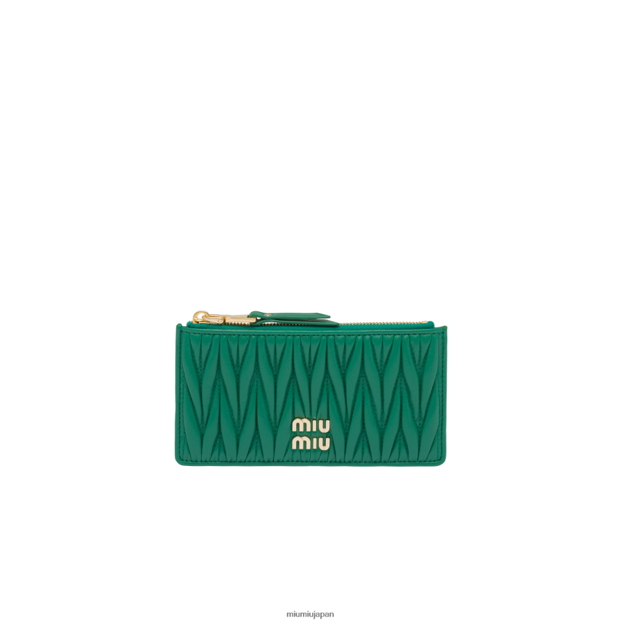 マトラッセ ナッパレザー エンベロープウォレット Miu Miu マンゴー コレクション D2466R1053